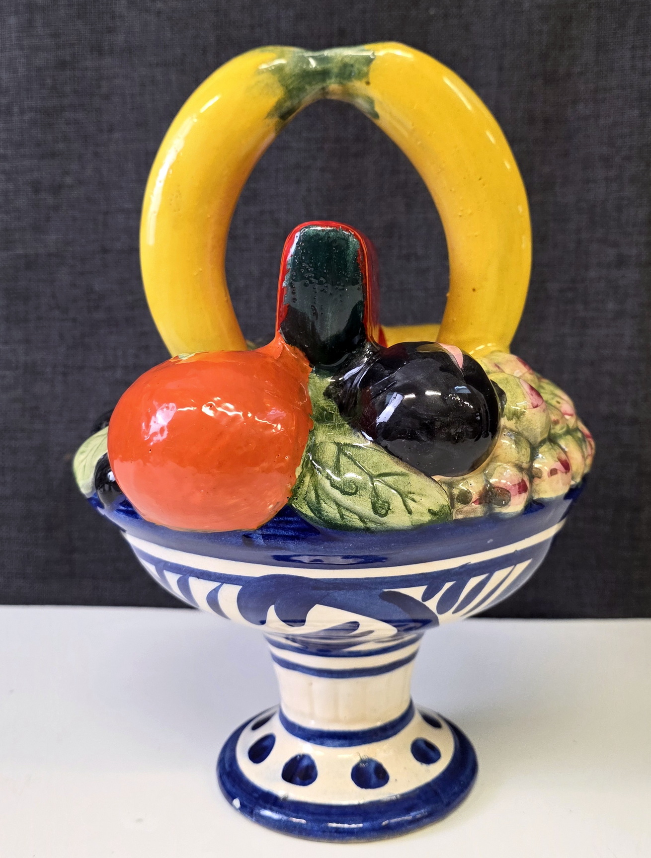 A Spanish Majolica Fruit Bowl 